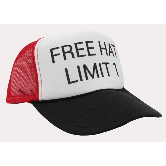 COPY - Free Hat Limit 1 Trucker Hat Mesh Hat snapback hat adjustable - Picture 2 of 3